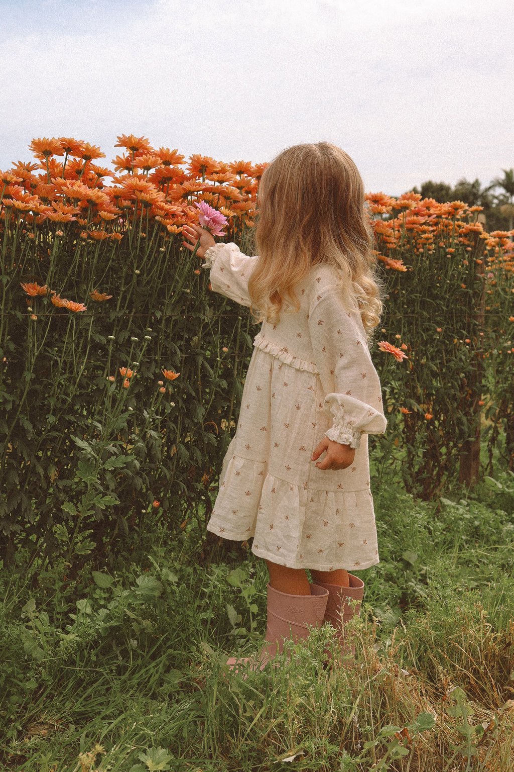 Organic Cotton Ivy Dress - Floral