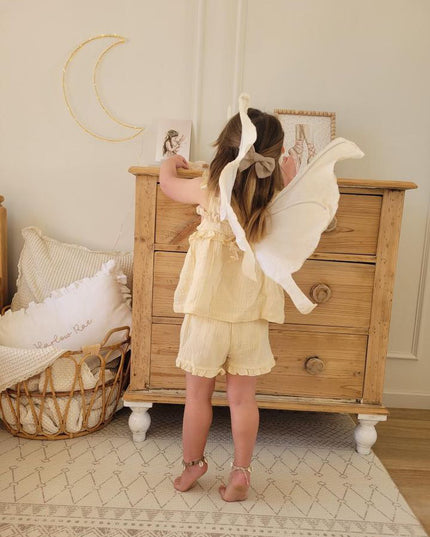 Mila Frill Shorts ~ Buttercream