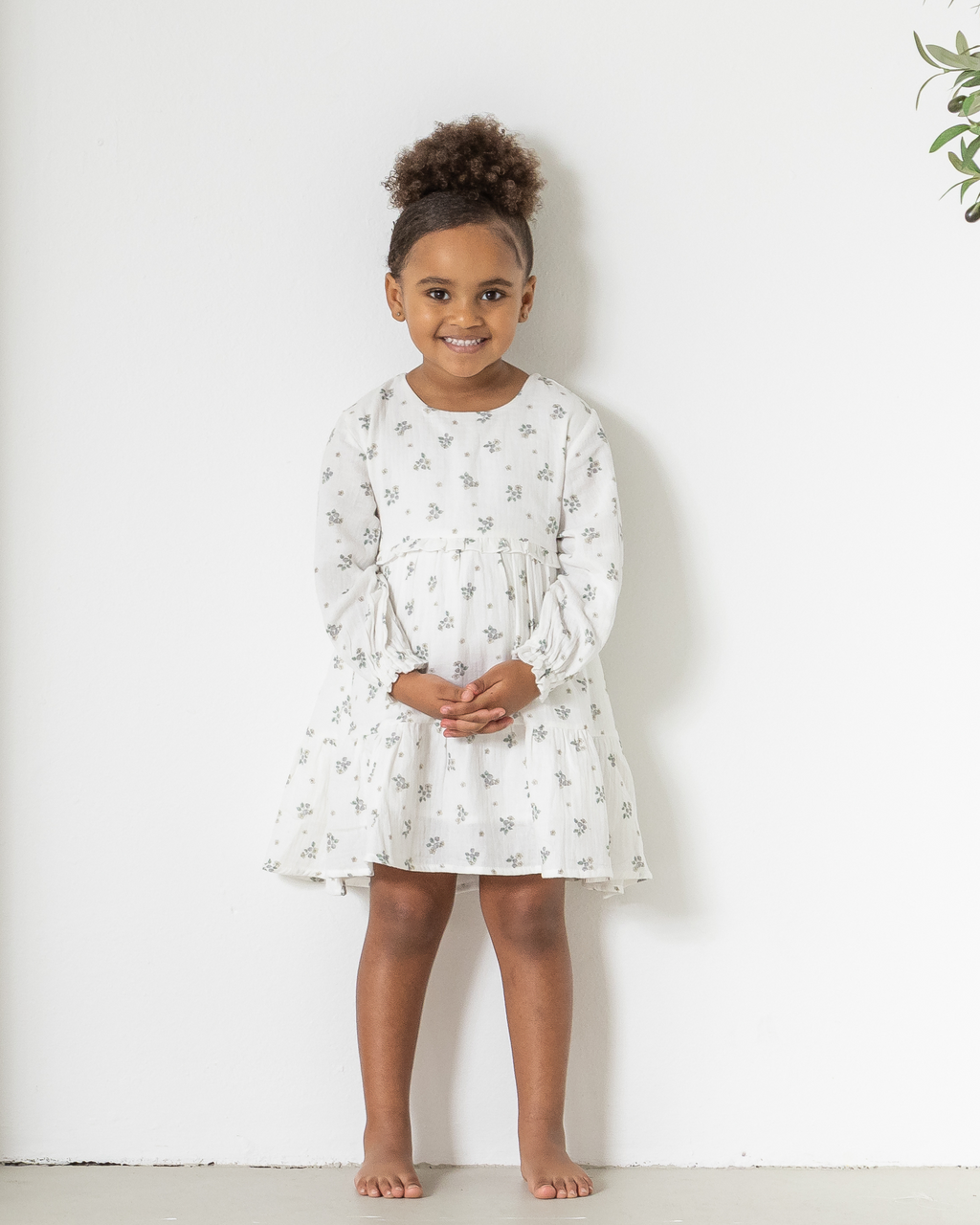 Organic Cotton Ivy Dress Blueberry