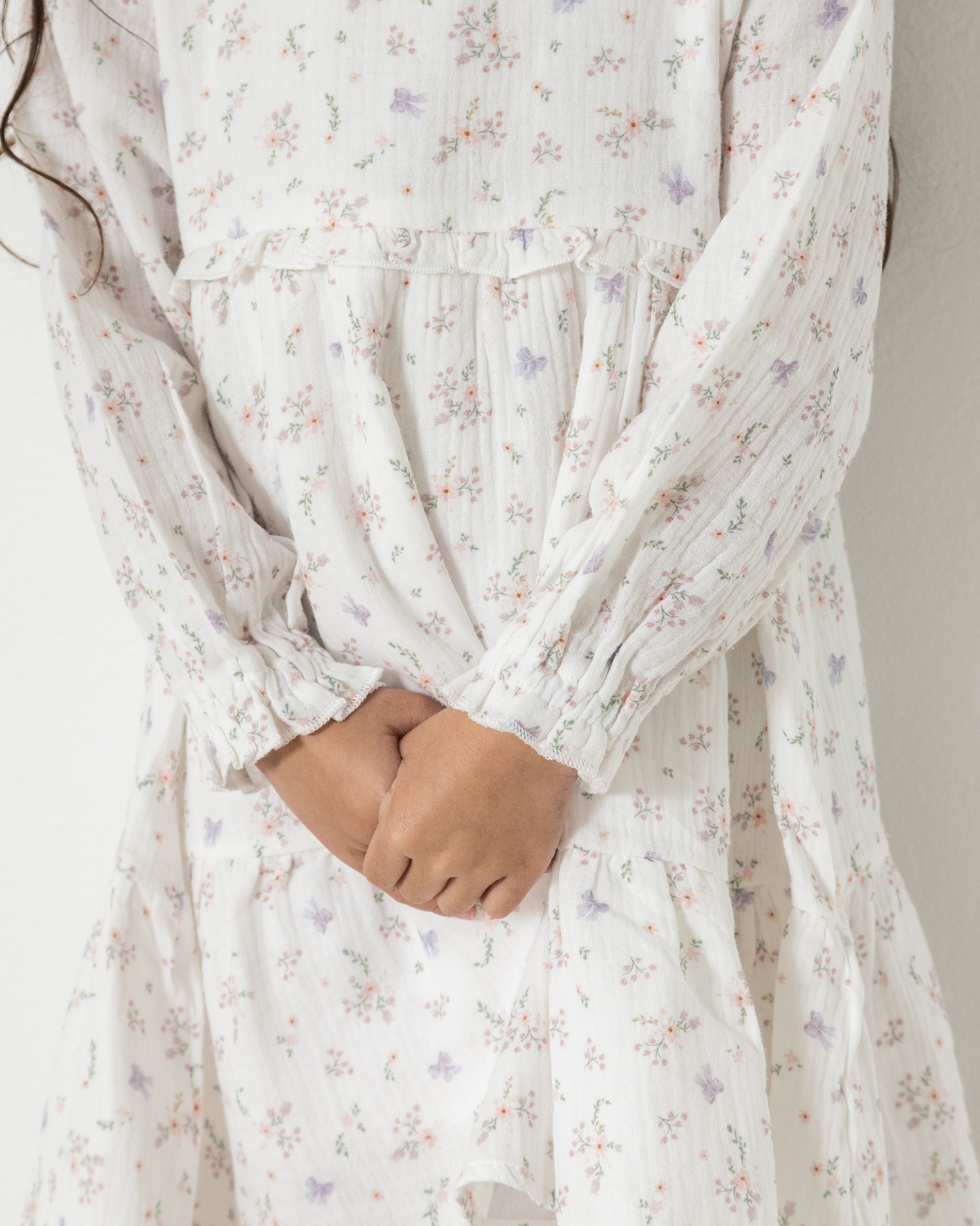 Organic cotton Ivy Dress Thea floral