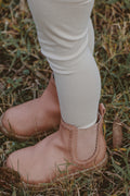 Organic Cotton Leggings ~ sand