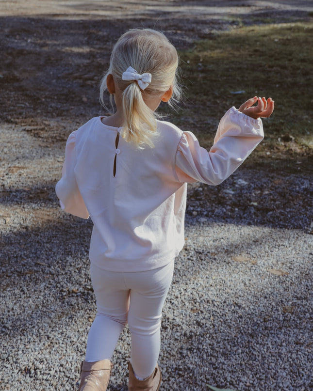 Organic Cotton Leggings ~ Blush