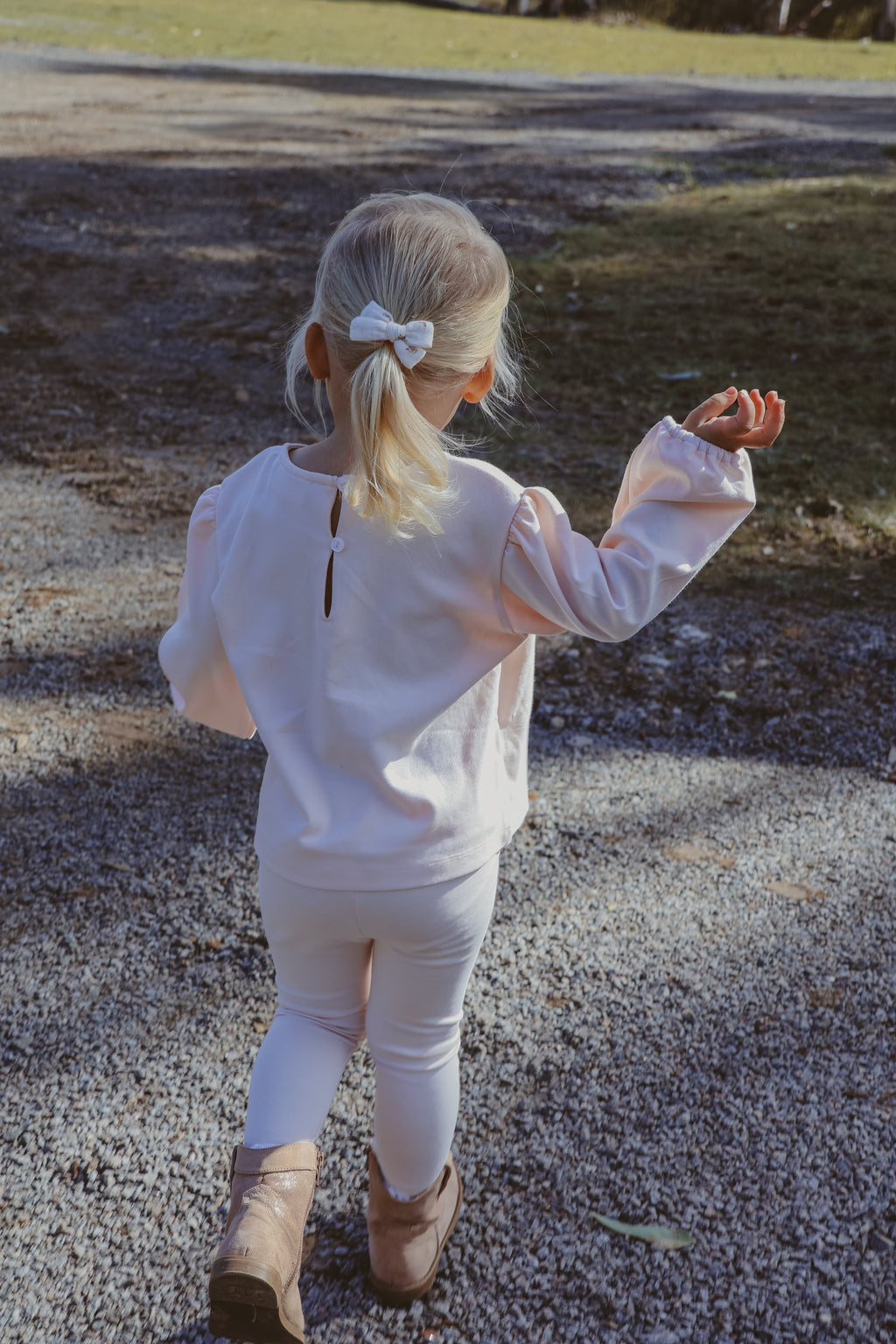 Organic Cotton Leggings ~ Blush