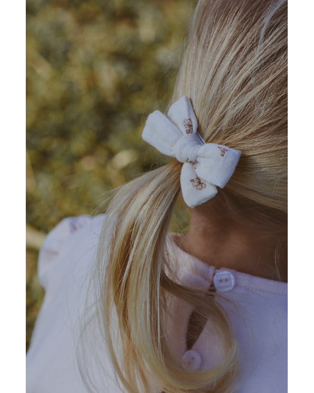 Mini Bow Clips Floral