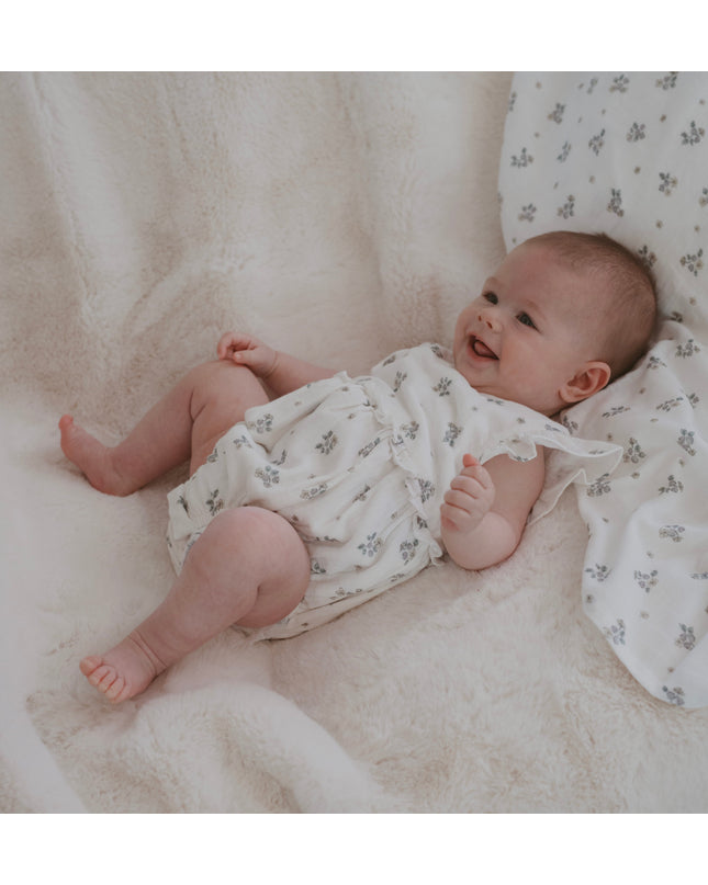 Frill Bubble Romper ~ Blueberry