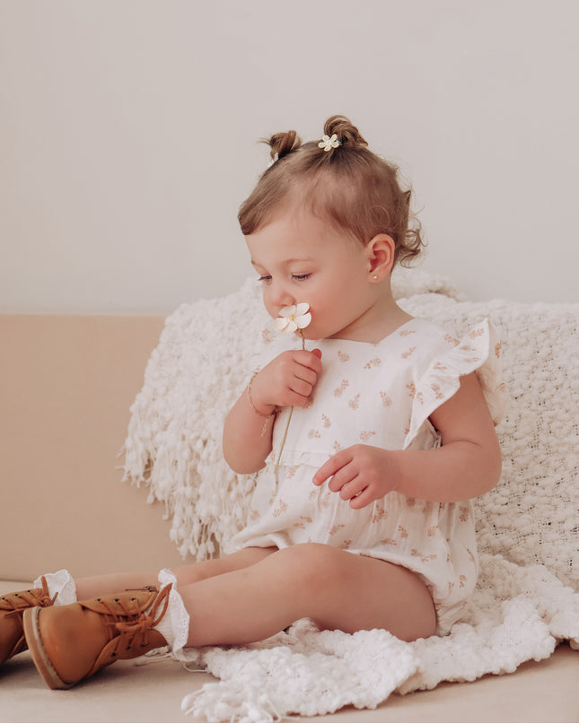 Floral Bubble Romper