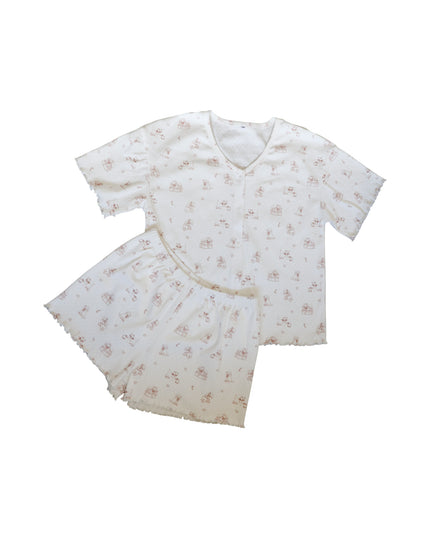 Merry Paws Women's Pointelle Christmas Pyjama Set