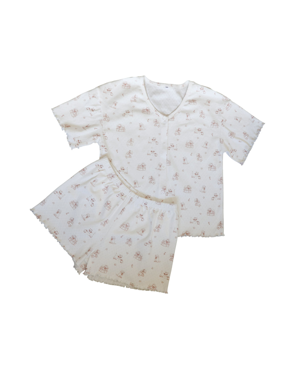 Merry Paws Women's Pointelle Christmas Pyjama Set