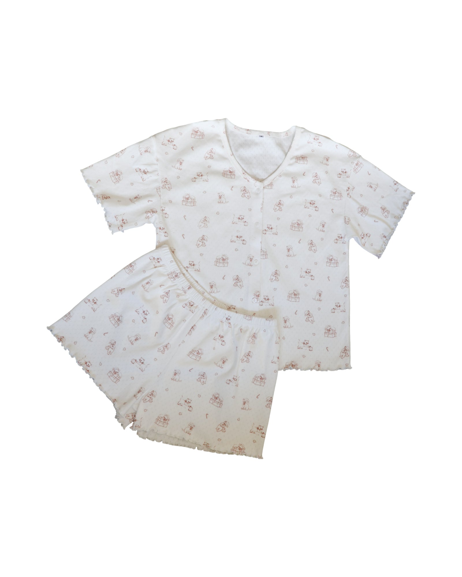 Merry Paws Women's Pointelle Christmas Pyjama Set