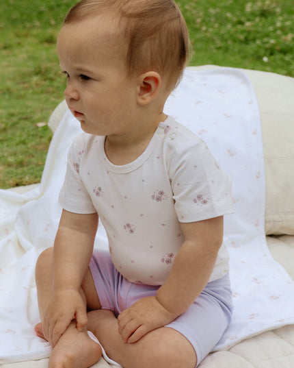 Organic Cotton Lilac Bike Shorts