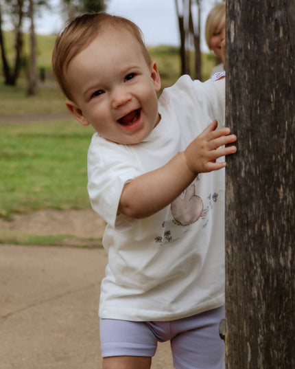 Organic Cotton Lilac Bike Shorts