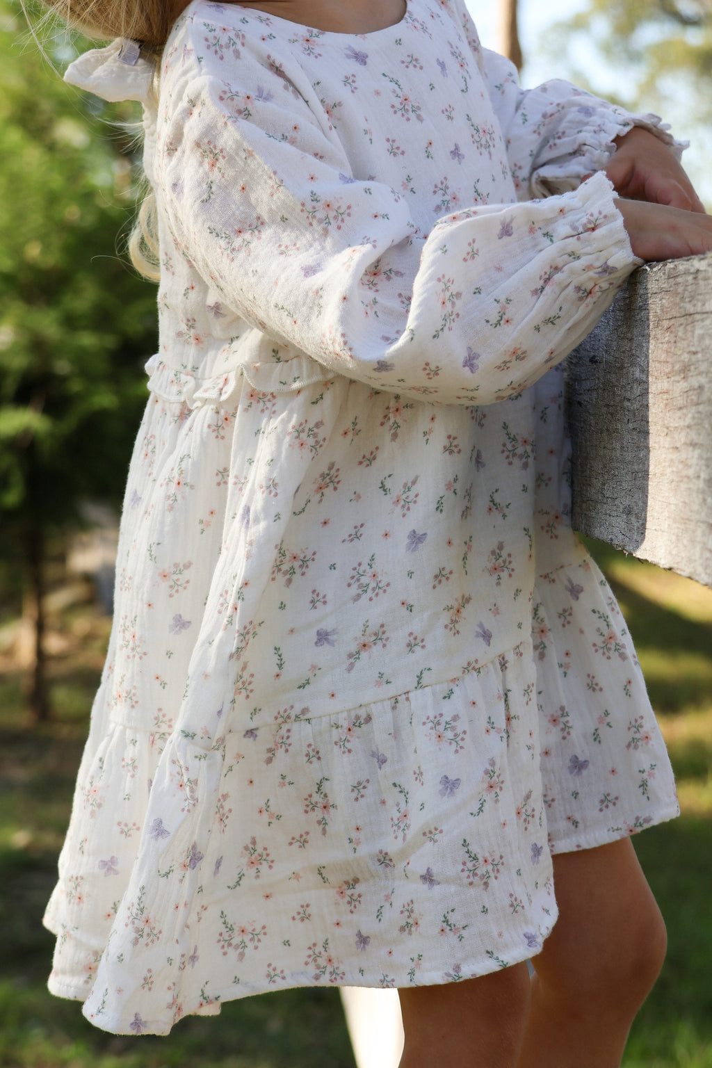 Organic Cotton Ivy Dress - Thea Floral