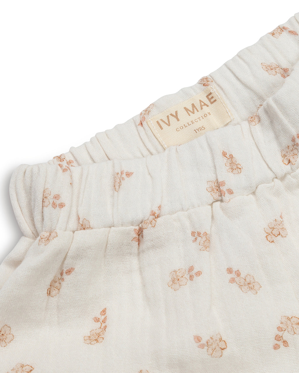 Organic Cotton Frill Shorts - Floral