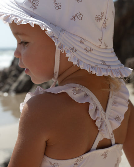 Floral Frill Swimhat