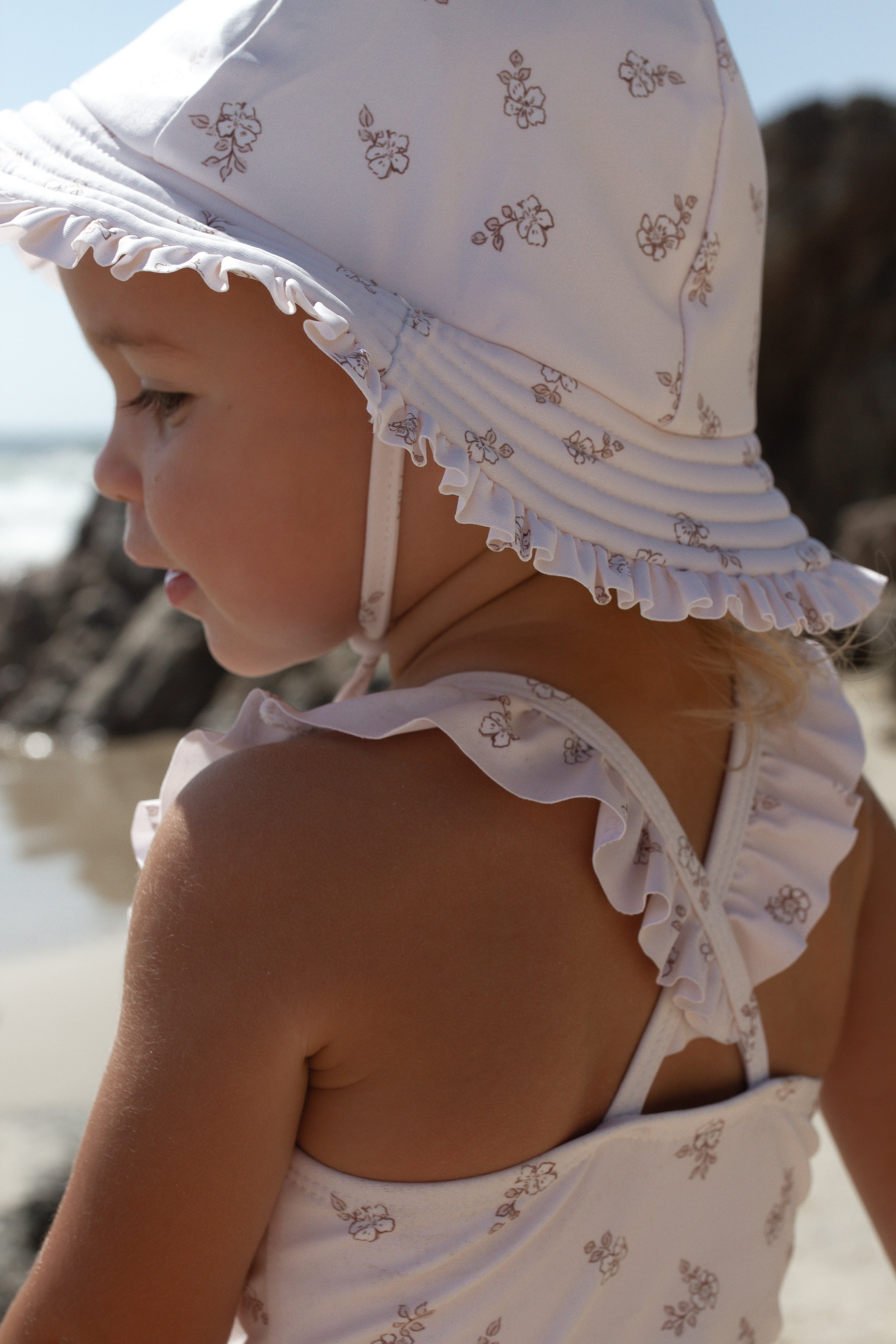 Floral Frill Swimhat