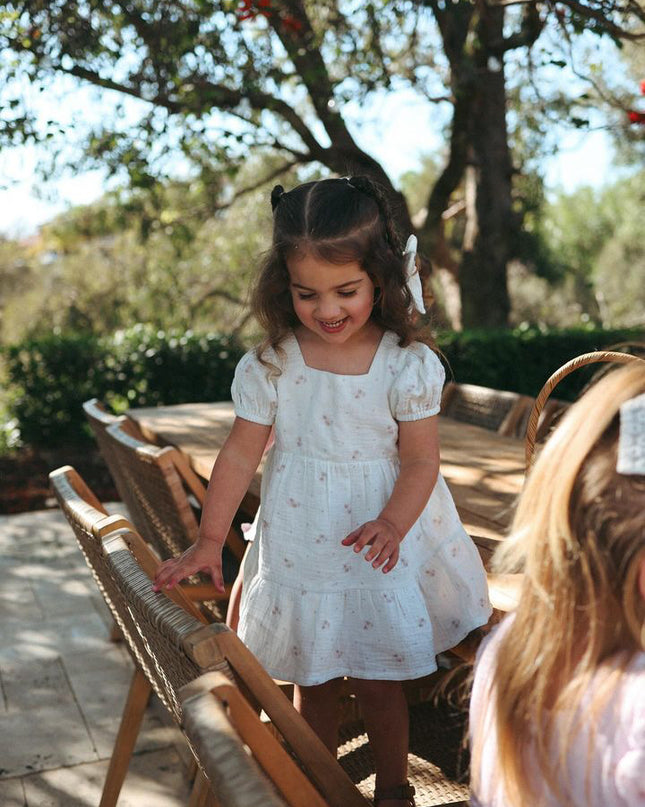 Harper Dress ~ White Floral