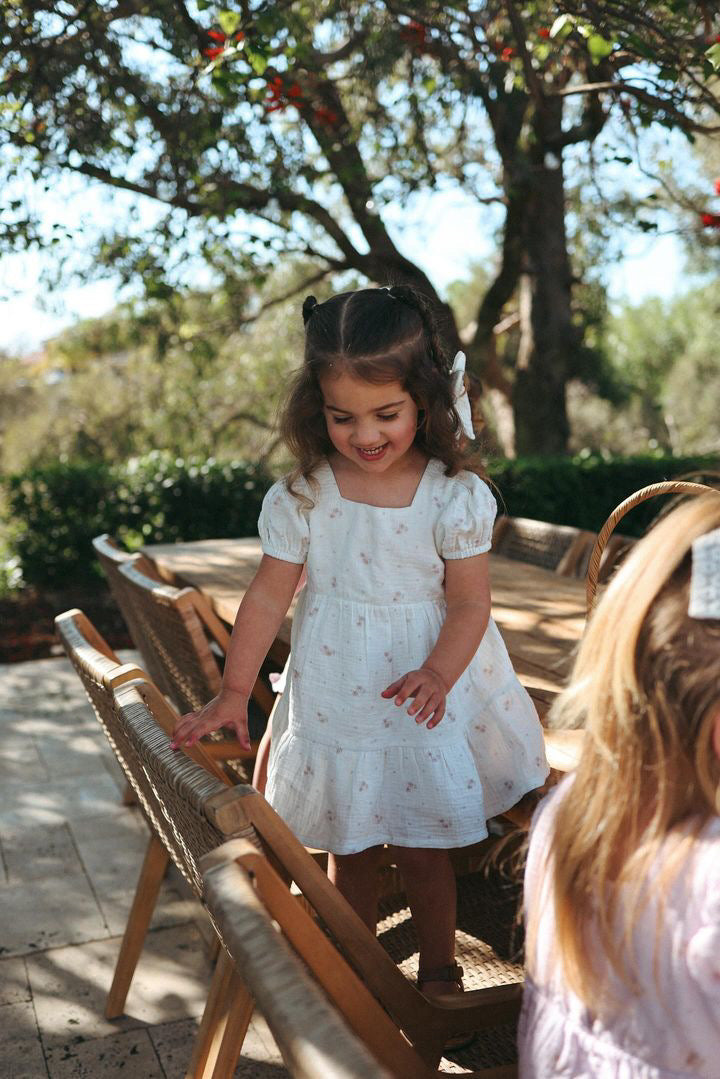 Harper Dress ~ White Floral