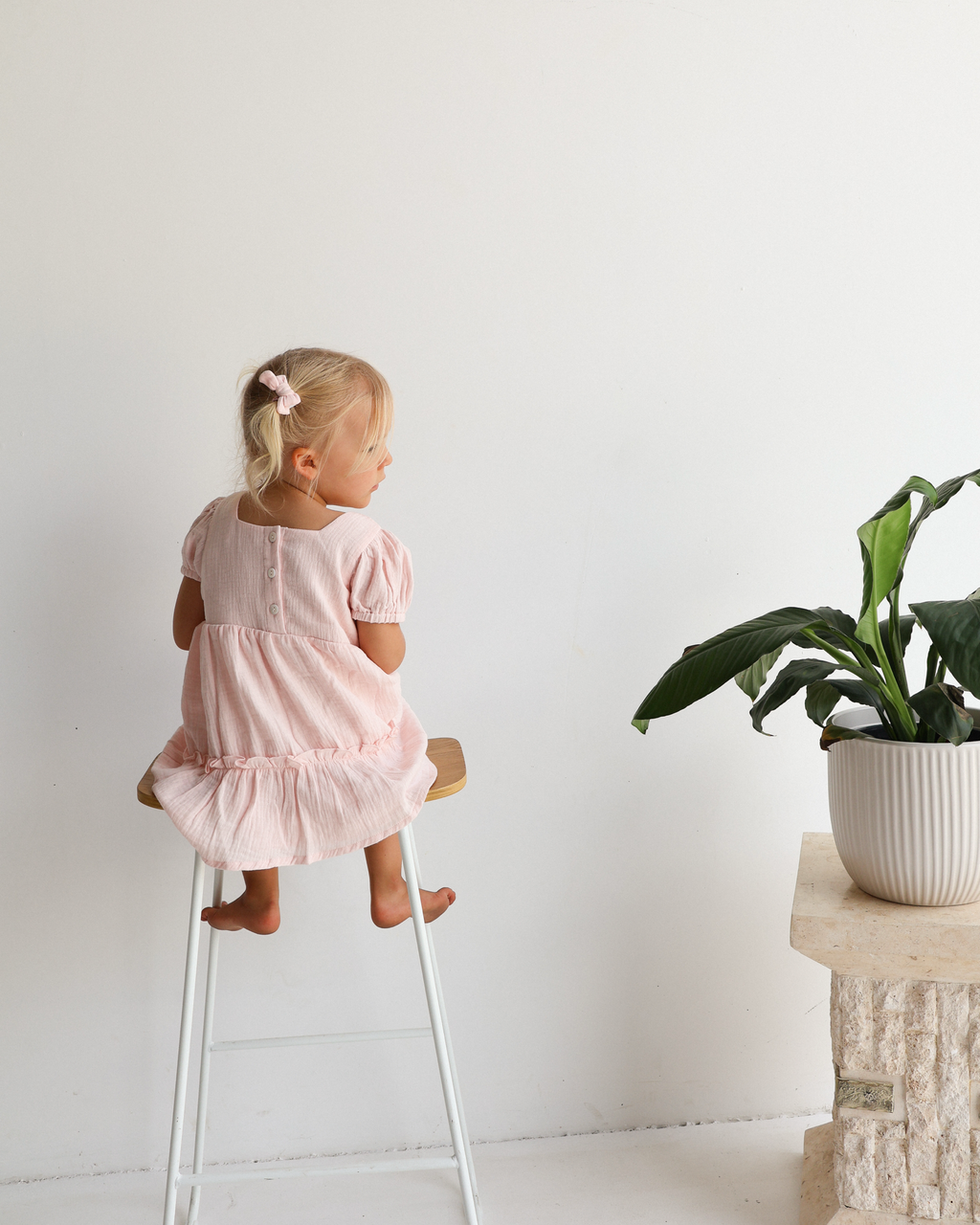 Organic cotton Harper Dress Petal