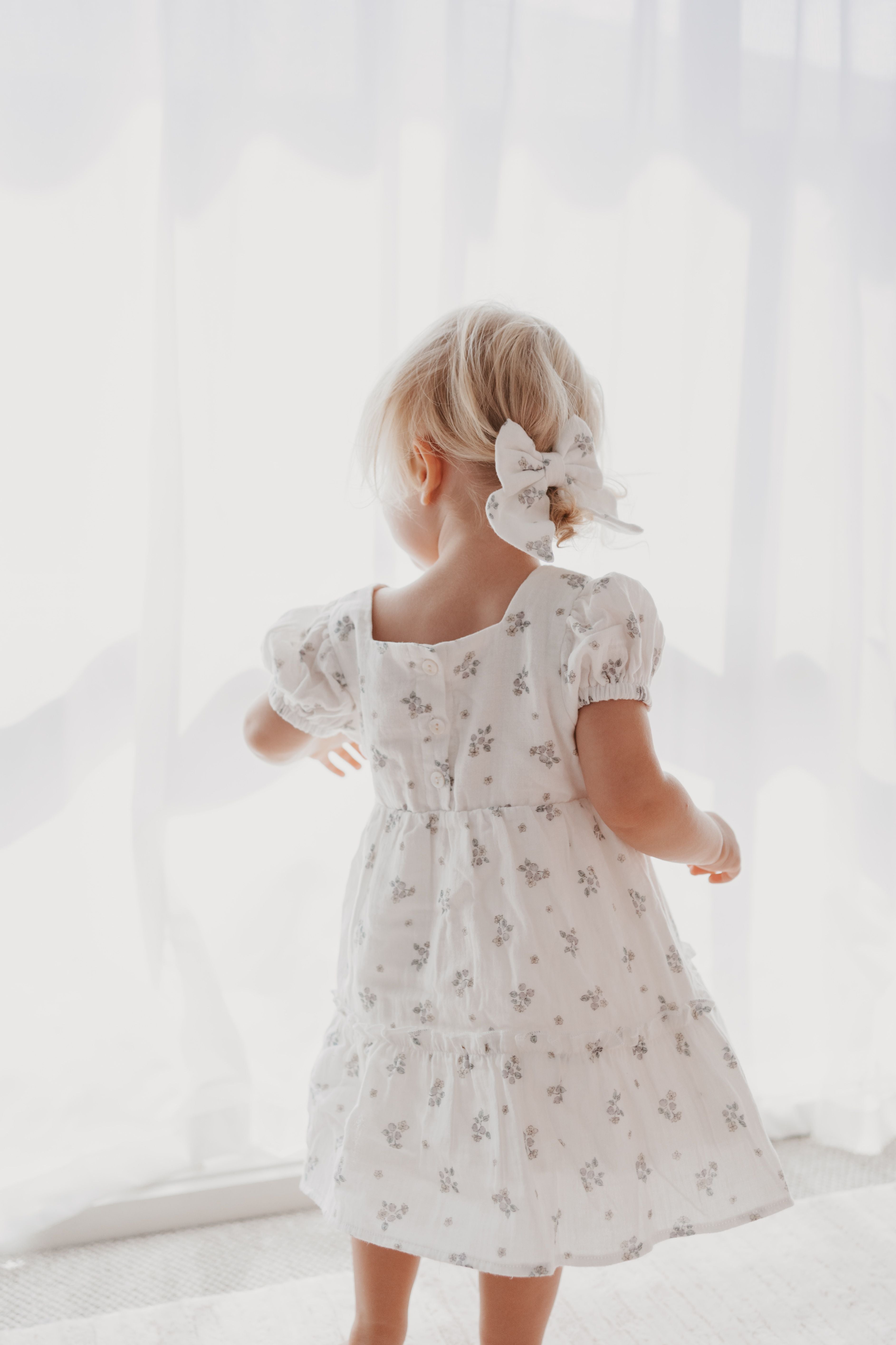 Organic cotton Harper Dress Blueberry