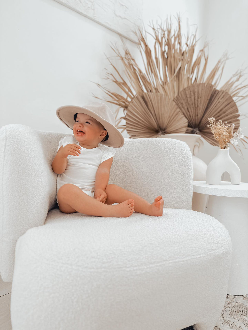 Organic Cotton Bodysuit - White