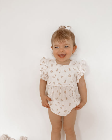 Floral Bubble Romper