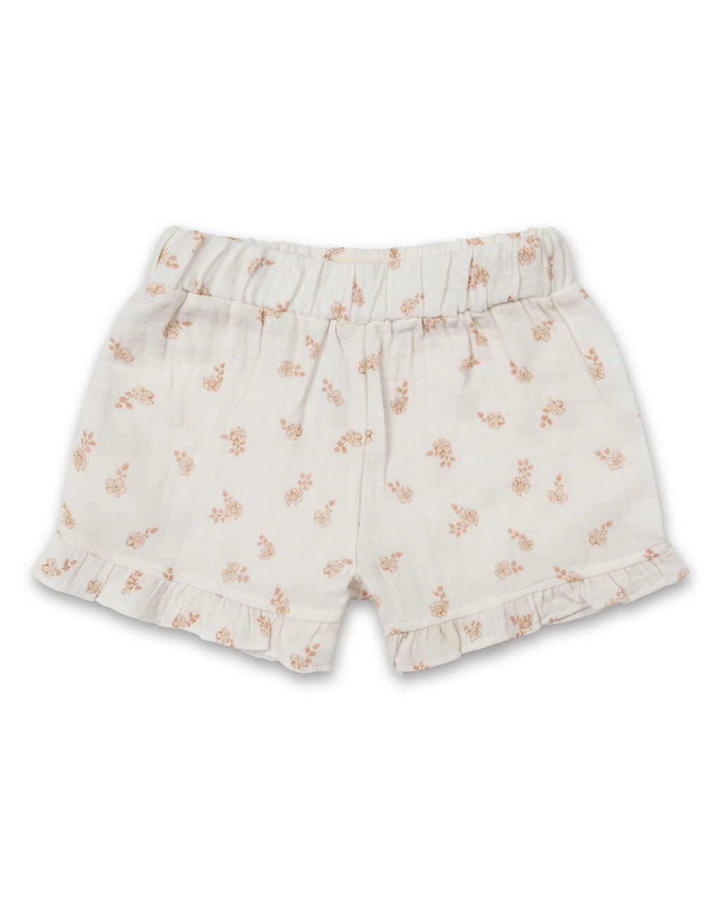 Organic Cotton Frill Shorts - Floral