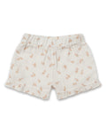 Organic Cotton Frill Shorts - Floral