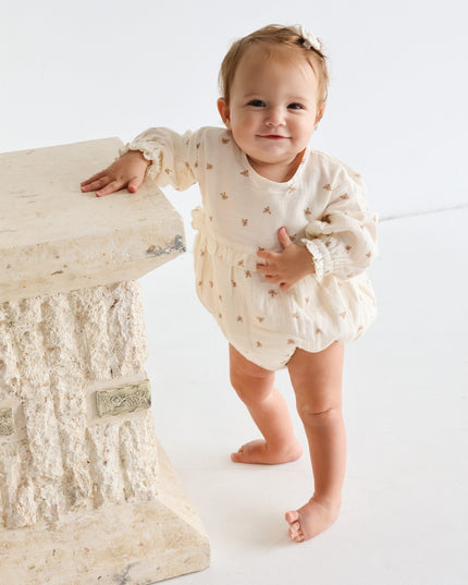 Evelyn Bubble Romper Floral