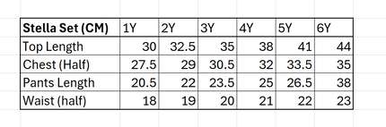 Organic Cotton Stella Set Bluebell